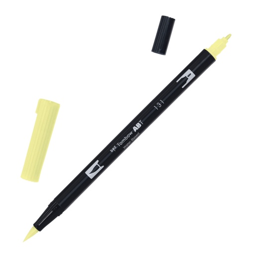 Brush Pen Aguarelável TOMBOW com 2 Pontas ABT-131 Lima Limão