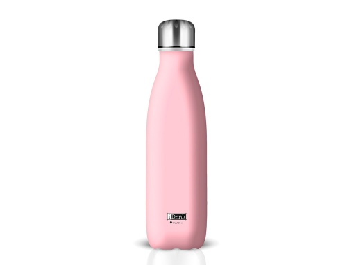 Garrafa Térmica I Drink 500ml rosa pastel