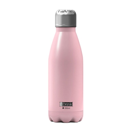 Garrafa Térmica I Drink 350ml rosa pastel