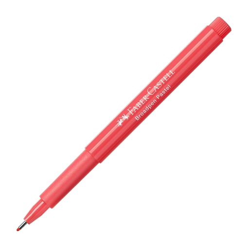 Fineliner FABER-CASTELL Broadpen 1554 0,8mm Vermelho Pastel 22