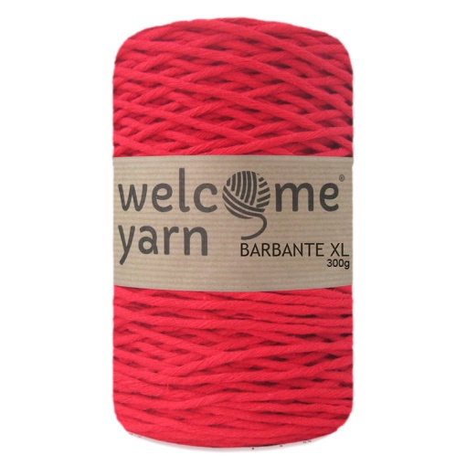 Fio Macramé Welcome Yarn Barbante XL 3mmx120m 300g (aprox.) Vermelho 07