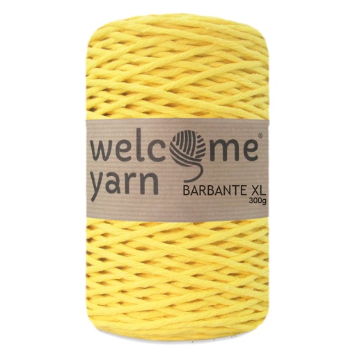 Fio Macramé Welcome Yarn Barbante XL 3mmx120m 300g (aprox.) Amarelo Bebé 10
