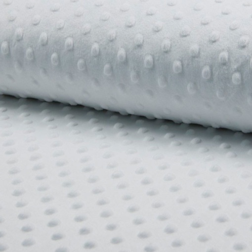 Tecido Minky Bolinhas Branco 1x1,50m 50