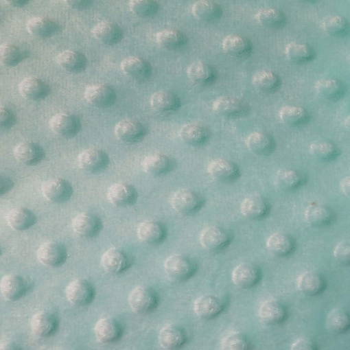 Tecido Minky Bolinhas Menta Claro 1x1,50m 21