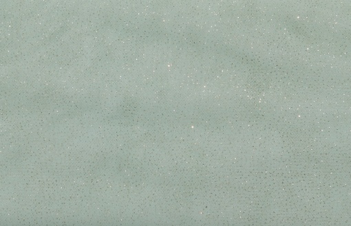 Tule com Glitter Menta e Dourado 1x1,60m