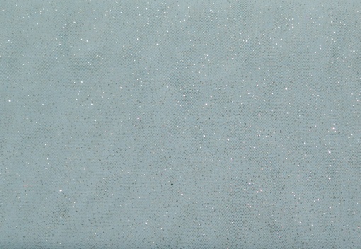 Tule com Glitter Azul/Dourado 1x1,60m