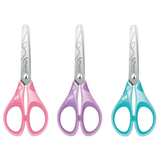 Tesoura Escolar 13cm Redonda MAPED Essentials Soft Pastel