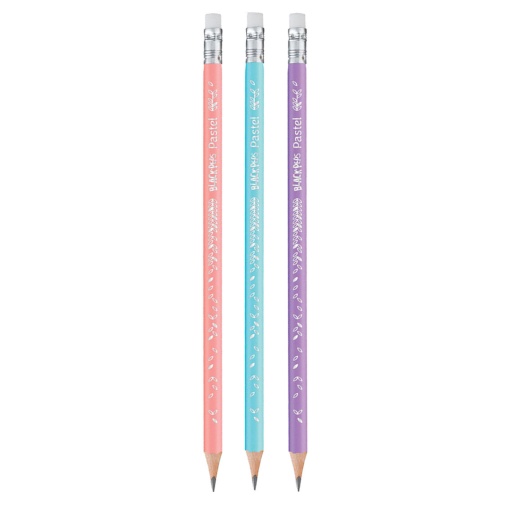 Lápis Grafite com Borracha MAPED Pastel HB nº 2