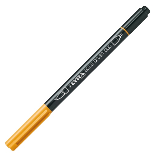 Brush Pen Aguarelável LYRA Aqua Brush Duo Amarelo Cádmio Escuro