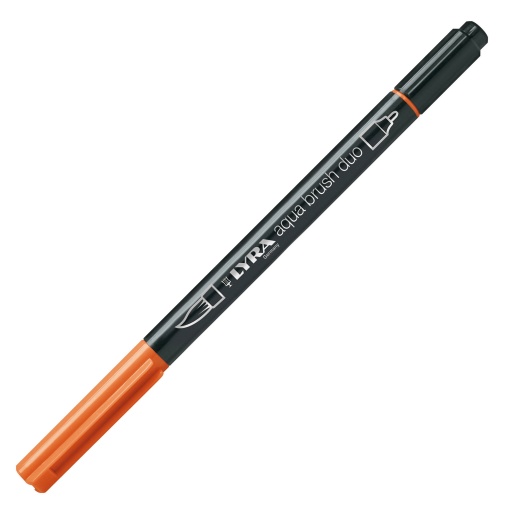 Brush Pen Aguarelável LYRA Aqua Brush Duo Laranja Claro