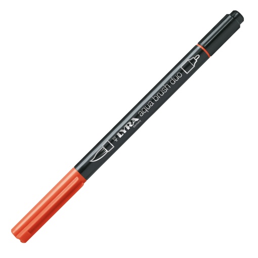 Brush Pen Aguarelável LYRA Aqua Brush Duo Vermelho Saturno