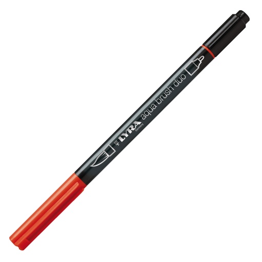 Brush Pen Aguarelável LYRA Aqua Brush Duo Vermelho Géranio