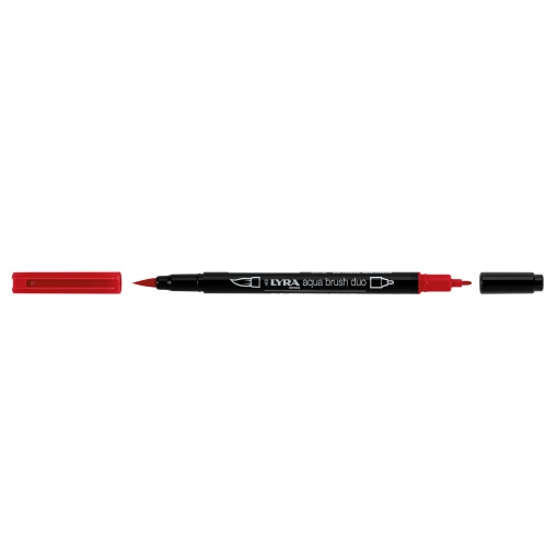 LYRA Aqua Brush Duo watercolor brush pen, dark crimson