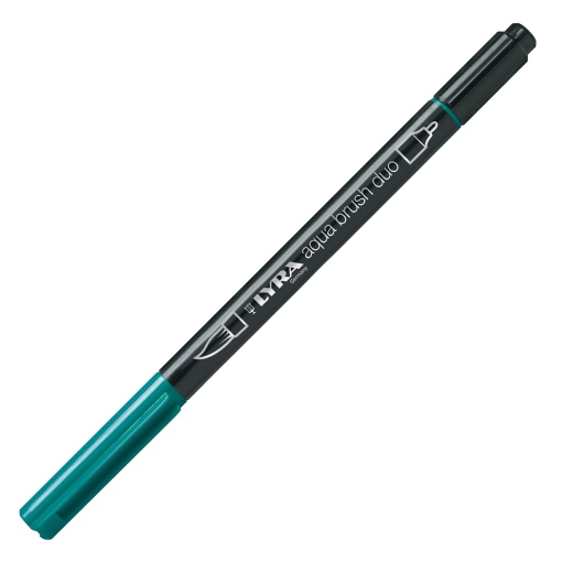 Brush Pen Aguarelável LYRA Aqua Brush Duo Verde Escuro