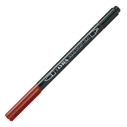 Brush Pen Aguarelável LYRA Aqua Brush Duo Vermelho Veneza
