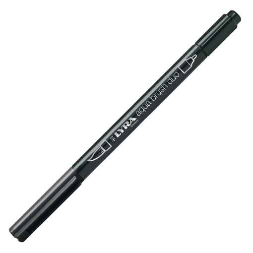 Brush Pen Aguarelável LYRA Aqua Brush Duo Preto