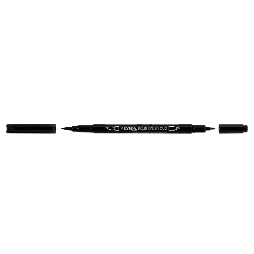 LYRA Aqua Brush Duo black watercolor brush pen