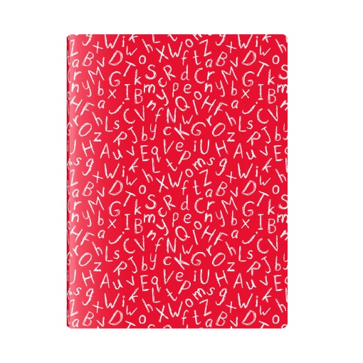 Caderno A4 Capa Plástica Agrafado SIMPLY Pautado 48 folhas 90g Sortido