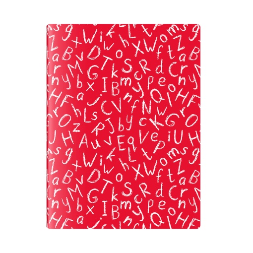 Caderno A5 Capa Plástica Agrafado SIMPLY Pautado 48 folhas 90g Sortido