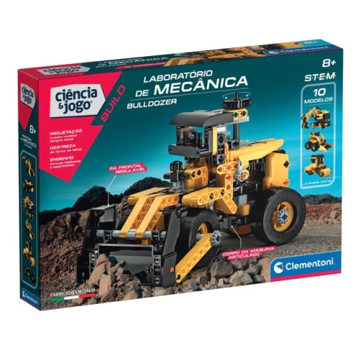 Laboratório de Mecânica - Bulldozer CLEMENTONI Ciência & Jogo