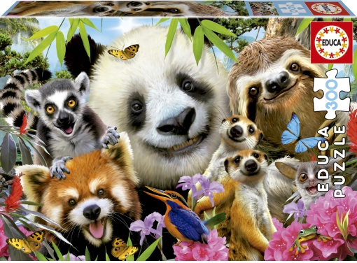 Puzzle EDUCA 300 peças Black-eyed Friends Selfie