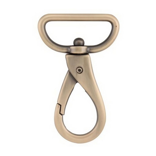 Fecho Mosquetão de Metal 32mm Dourado COSE