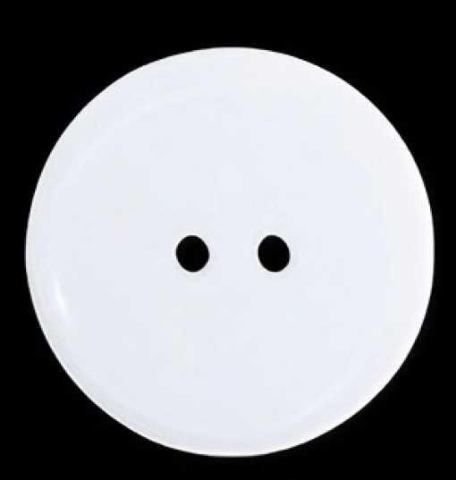 Botão Redondo 18mm Branco COSE
