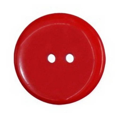 Botão Redondo 18mm Vermelho COSE