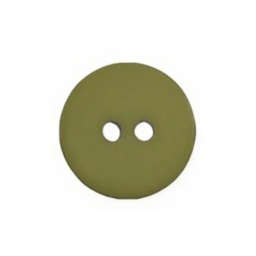 Botão Redondo 16mm Verde Caça COSE