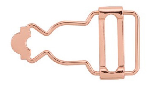 Fivela para suspensórios 25mm cobre COSE