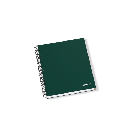 Caderno A5 Capa Dura Espiral AMBAR IDEAS Pautado 120 folhas 70g Sortido