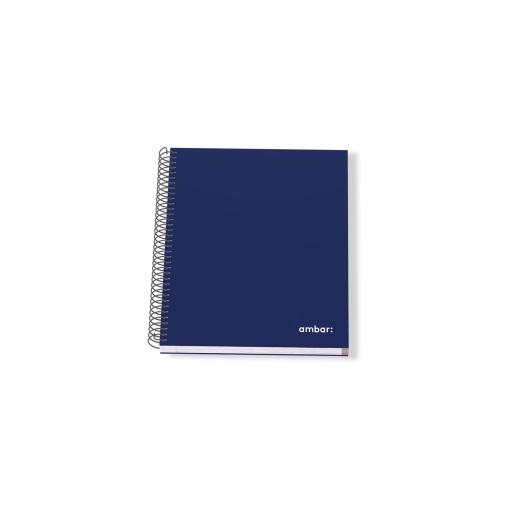 Caderno A5 Capa Dura Espiral AMBAR IDEAS Pautado 120 folhas 70g Sortido