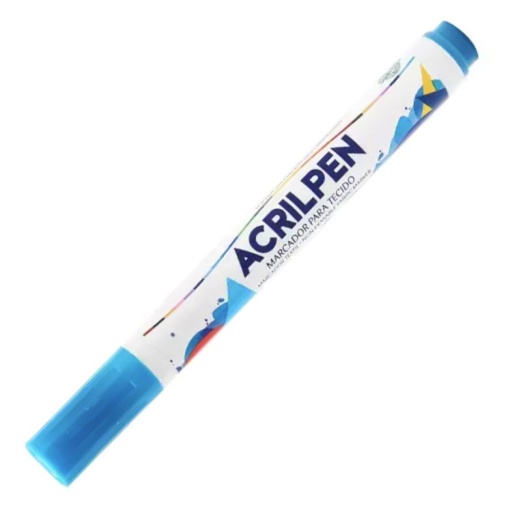 Marcador para tecido Acrilpen azul celeste 503