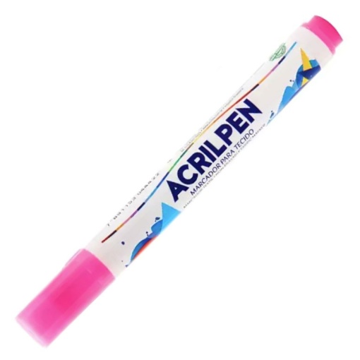 Marcador para tecido Acrilpen rosa 537