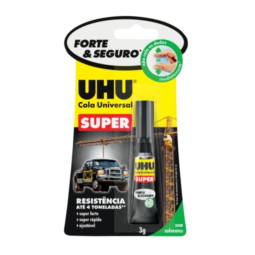 Cola instantânea UHU Universal Strong Safe 3g