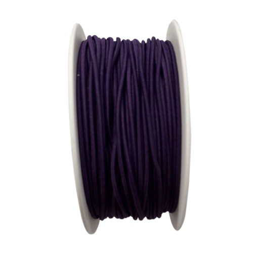 Elástico de Rolinho nº 3 3mm Roxo (metro)
