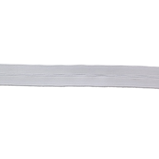 Elástico Caseado 20mm Branco (metro)