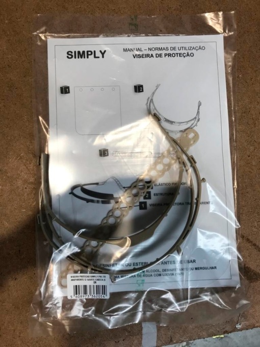 Kit de proteção acetato + armadura + elástico SIMPLY