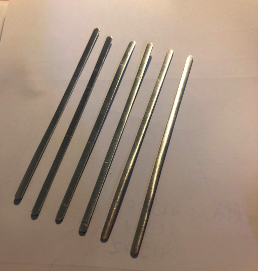 Palheta nasal alumínio para máscaras proteção