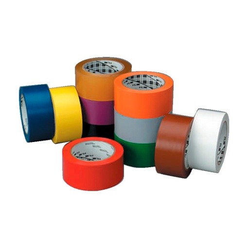 Fita de sinalização adesiva 33mx50mm vinil azul 3M 764i