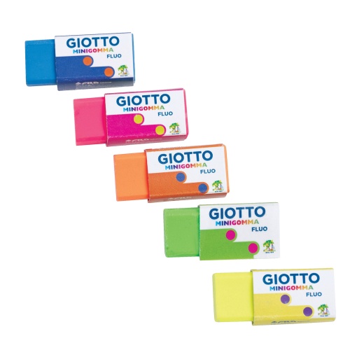 Borracha GIOTTO Gomma Fluo Sortido