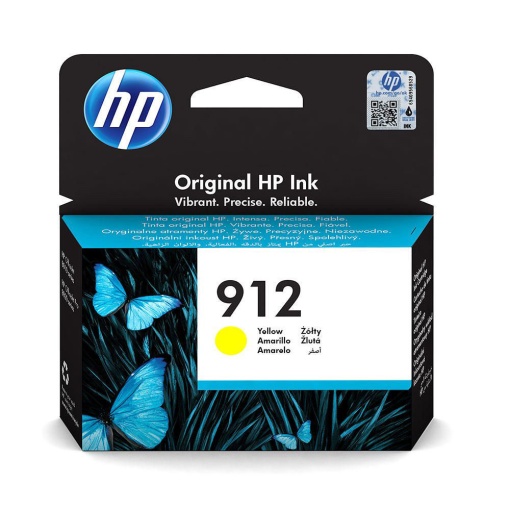 Tinteiro HP 912 Amarelo 3YL79AE Officejet 80XX/Officejet Pro 80XX 2,93ml