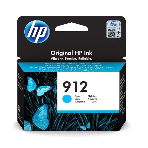 Tinteiro HP 912 Azul 3YL77AE Officejet 80XX/Officejet Pro 80XX 2,93ml