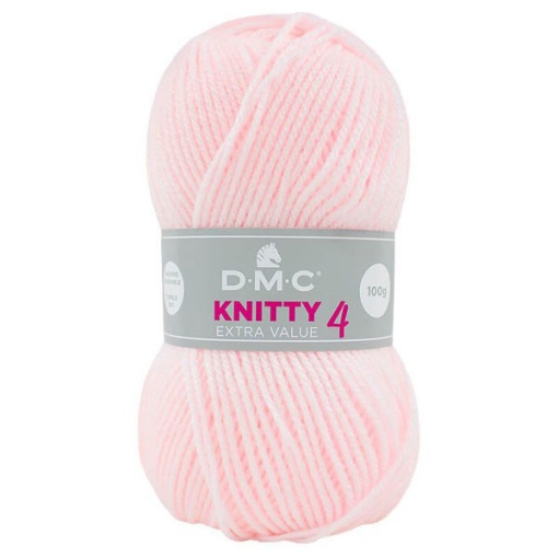 Fio de Tricot DMC Knitty4 8112/851 100g Rosa Bebé
