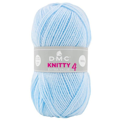 Fio de Tricot DMC Knitty4 8112/854 100g Azul Bebé