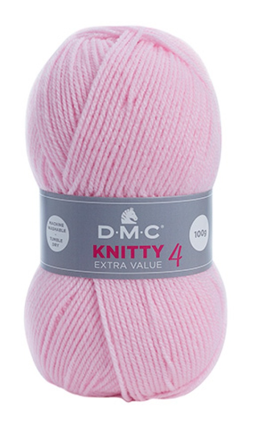 Fio de Tricot DMC Knitty4 8112/958 100g Rosa