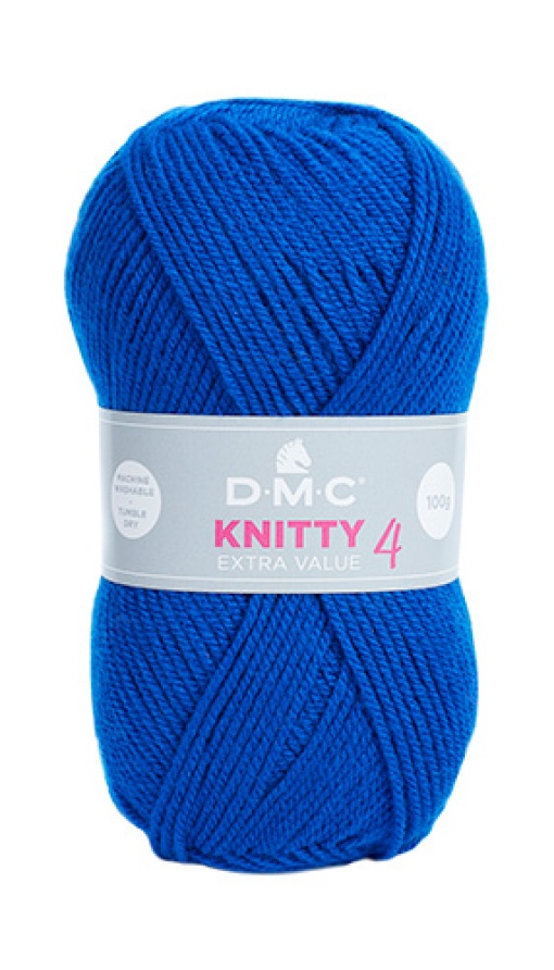 Fio de Tricot DMC Knitty4 8112/979 100g Azul Forte