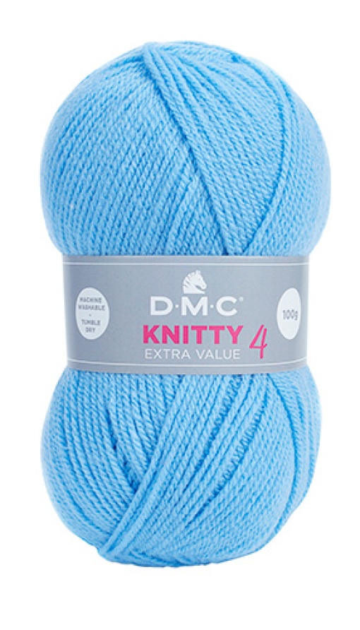 Fio de Tricot DMC Knitty4 8112/969 100g Azul