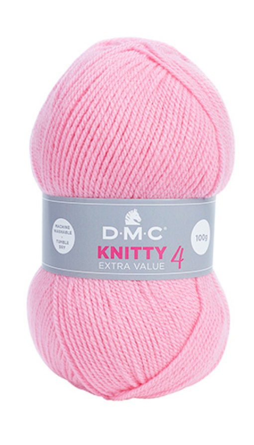 Fio de Tricot DMC Knitty4 8112/992 100g Rosa