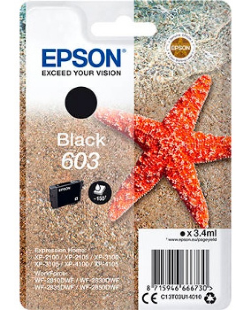 Tinteiro EPSON 603 Preto T03U14010 XP 2100